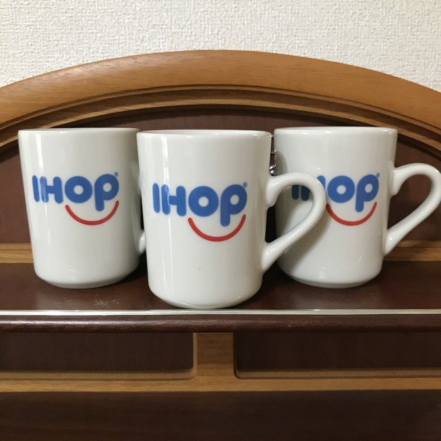 3個セット Ihop コーヒーマグカップ 3個 アメリカ購入品 Honey Antique ヴィンテージ アメリカン雑貨 アンティーク アメトイ インテリア小物 ミールトイのお店