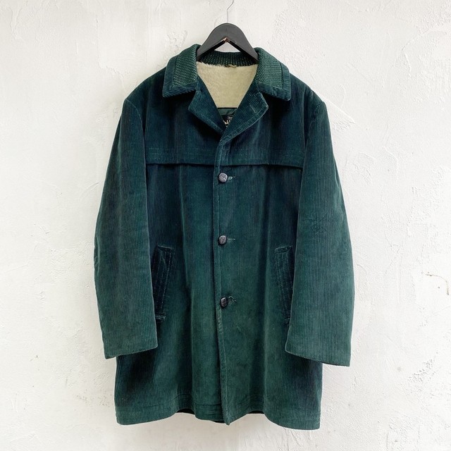 Sears Usa製 シアーズ ボア コーデュロイジャケット 緑 42 Slut Albatross Vintage