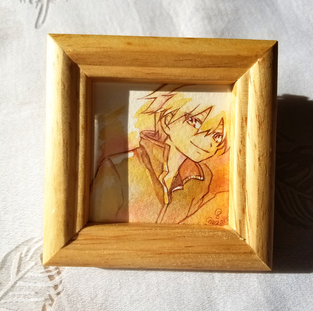 ミニ原画 少年イラスト Coco2aika08