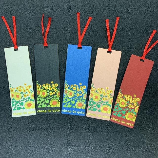 切り絵しおり ひまわり Cheap De Qute