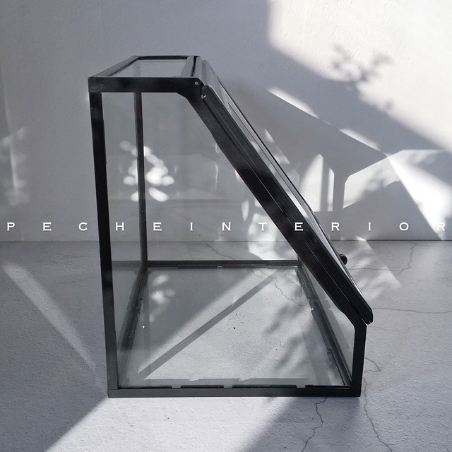 予約 モノトーンコスメボックス 高級感 コスメ 収納 ディスプレイ 見せる収納 ゴールド ドレッサー 大容量 ガラス製 メイクボックス Peche