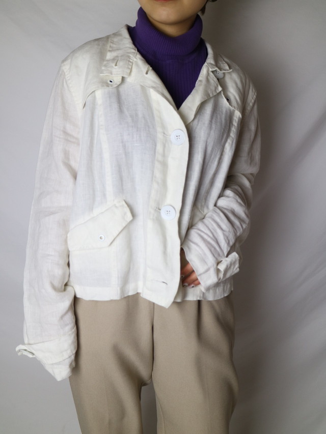 linen design jacket 【0143】