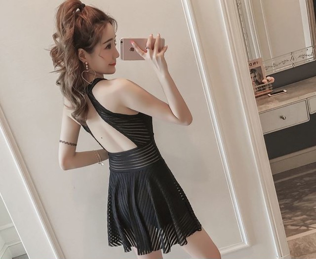 アメリカンスリーブワンピース水着 Shop Daiv これから可愛くなるあなたのために