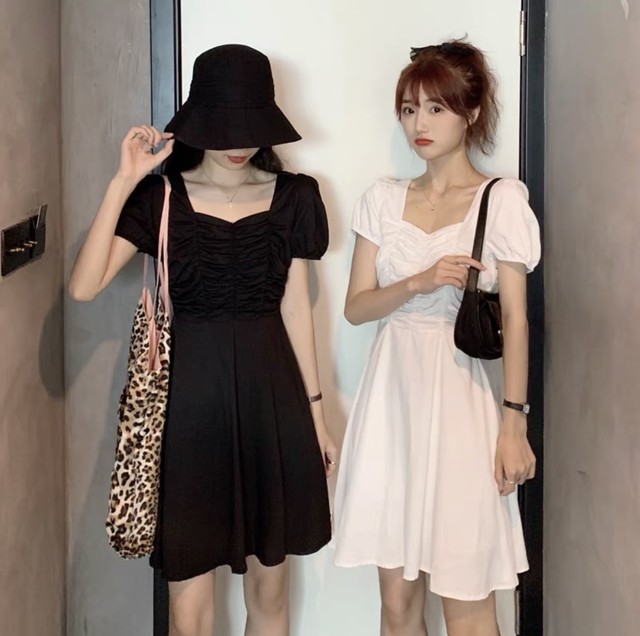 レディースファッション ミニワンピース カジュアル シンプル 半袖 春夏コーデ 2色 新作 More Lluze モア ルーゼ