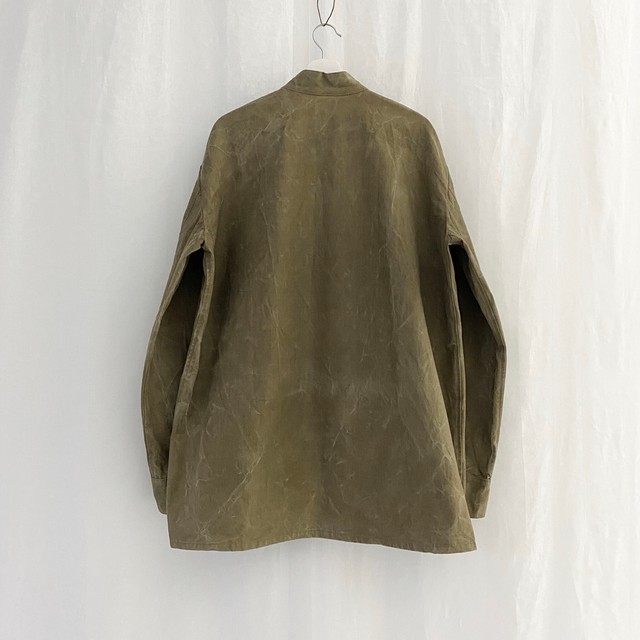 U S S R C C C P Military Vintage Cotton Twill Stand Collar Smock Andante Andante E Boutique