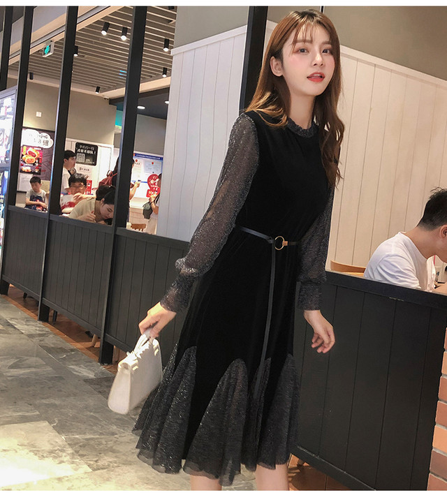 待望の再販 結婚式 パーティー ベルベット ティアード 襟ビジュー ワンピ 手数料安い Newoptics Be