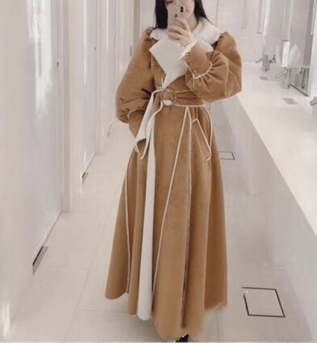 人気のファッショントレンド 驚くばかり韓国 ムートン コート 値段