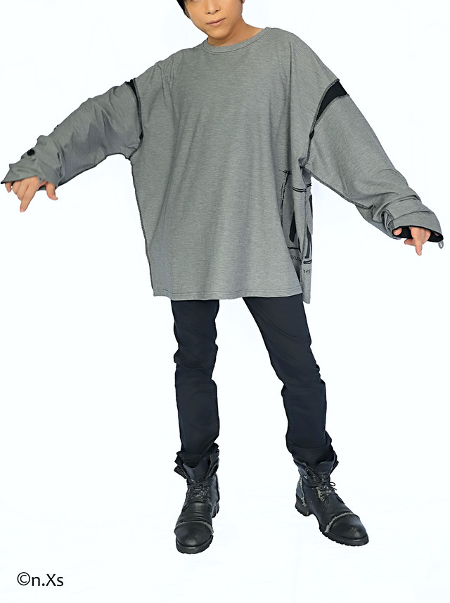 アウトロック・ロングスリーブT シャツ GRAY