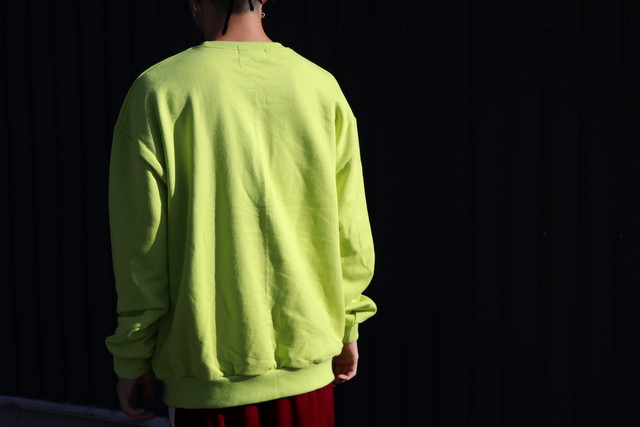 Yellow Green Sweatshirts 黄緑 トレーナー スウェット Gm0919tly Stupid