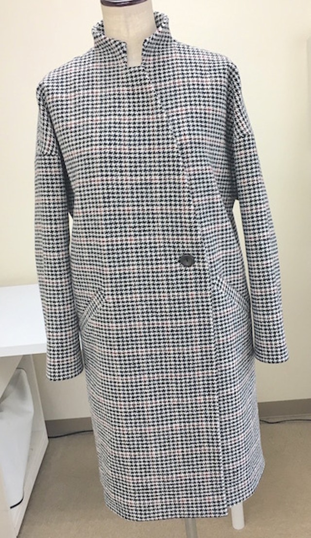 W010 テーラードカラー風コートの型紙 池袋 Sewing Studio W010 テーラードカラー風コートの型紙 池袋 Sewing Studio