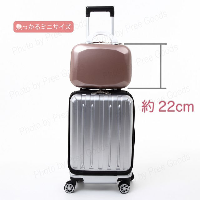 超軽量 機内持込み 一人旅 かわいい スーツケース キャリーケース キャリーバッグ タイプ3 ローズゴールド Preegoods