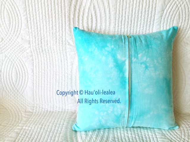 プルメリアのクッションカバー 45cm ハワイアンキルト キット Hau Oli Lealea