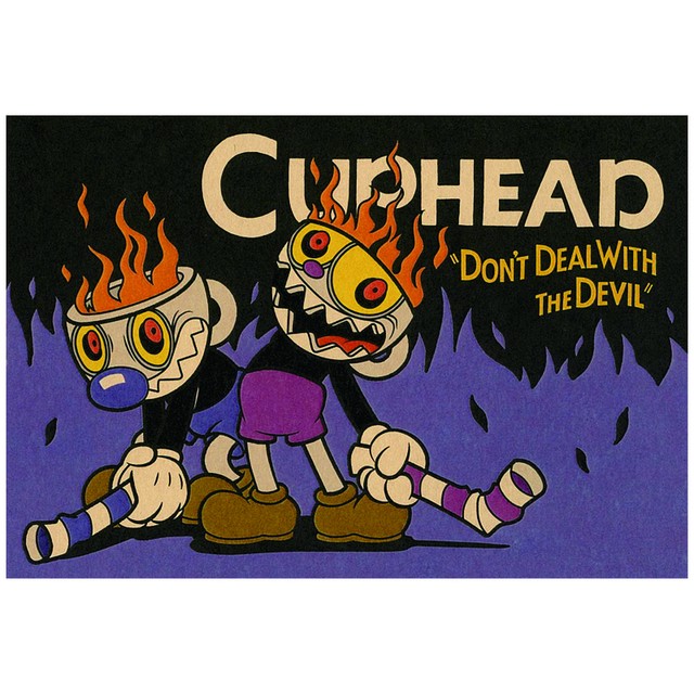 CUPHEAD ( カップヘッド ) ポストカード③ カップヘッド&マグマン / エンスカイ