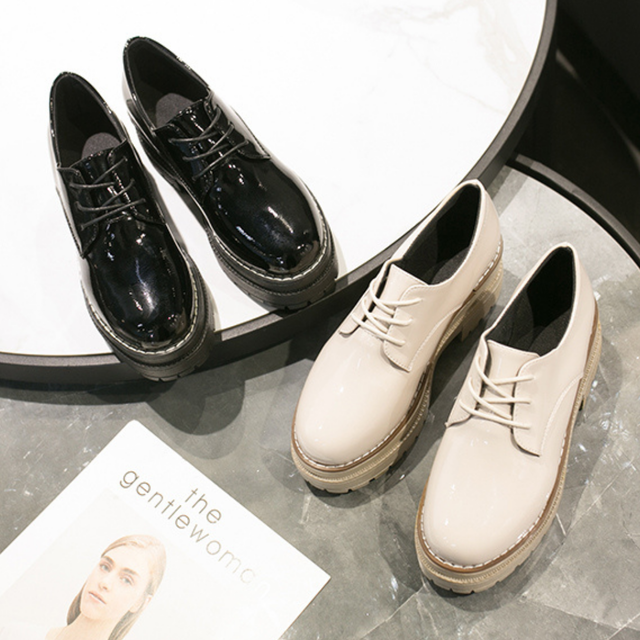 フレンチ厚底おじ靴【French platform uncle shoes】