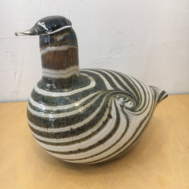 Nuutajarvi ヌータヤルヴィ Birds Long Tailed Duck オイバ トイッカ 廃盤 Iittala イッタラ バード Coshiki