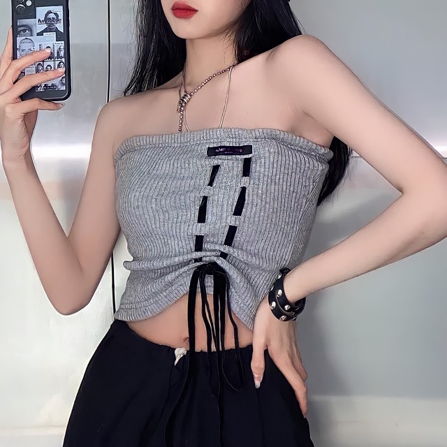 side ribbon bare top