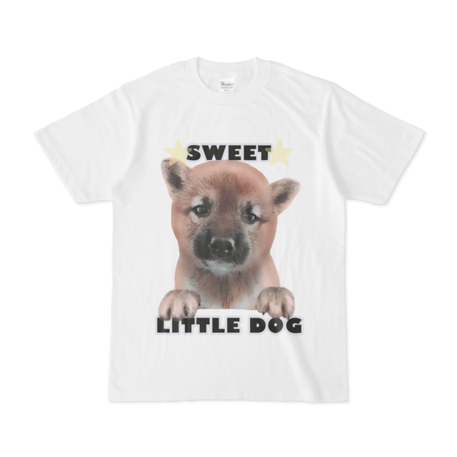 デザインtシャツ 犬 柴犬 子犬 ロゴ風 かわいい デザインショップ Oao ーアオー