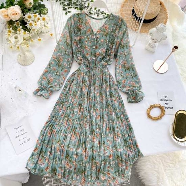 ワンピース レディース シャツワンピース 冬 40代 ロング 白 秋 50代 30代 コーデ マキシ丈 長袖 Vネック Aライン おしゃれ きれいめ 花柄 カジュアル ゆったり 体型カバー ワンピの里