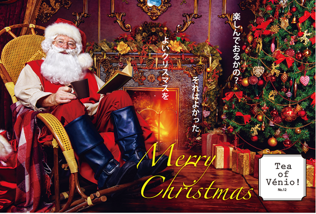 クリスマスポストカード100枚 ロゴ 名入れ無料 ヴェニオ物語