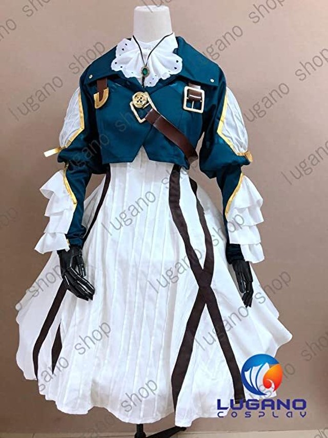 K47 ヴァイオレット エヴァーガーデン 風 コスプレ衣装 Cosplay コスチューム ハロウィン イベント ルガーノショップ