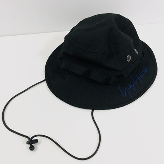 Yohji Yamamoto New Era ヨウジヤマモト ニューエラ アドベンチャーハット バケットハット 帽子 ブラック M L ブランド古着brooch