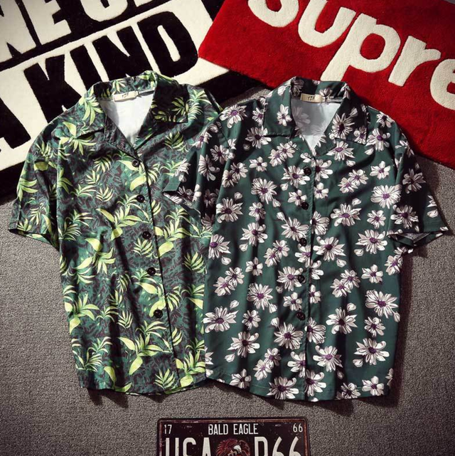 総柄シャツ 半袖 アロハシャツ 花柄 ボタニカル柄 カジュアル カラーシャツ 爽やか 羽織り クールビズ メンズ 取寄 発送目安14 21日営業日 Laff Store For Men ショップ情報 配送スケジュールを必ずご確認下さい