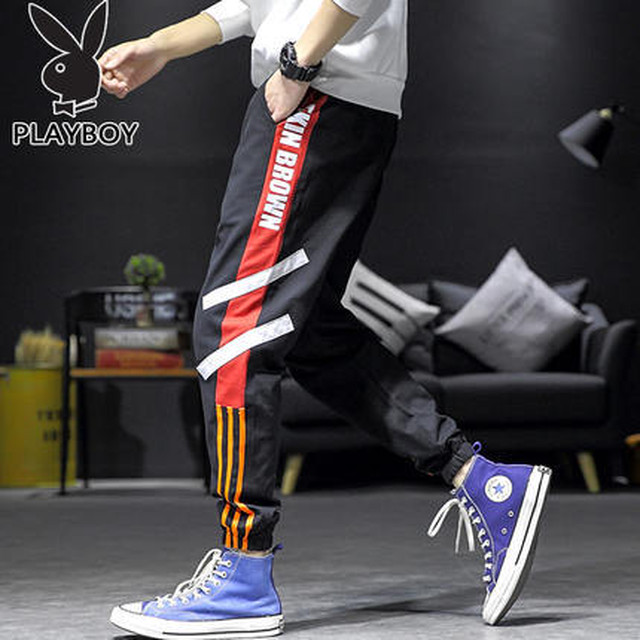 パンツ ジャージ おしゃれ 格好いい 長ズボン 青 ブルー ホワイト 白