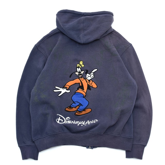 Disney land PARIS GOOFY sun fade hoodie