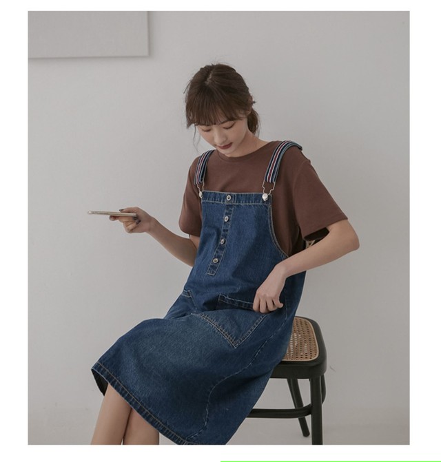 サロペット サロペ オールインワン オーバーオール レディース スカート ジャンパースカート ジャンスカ デニム デニムパンツ シンプル カジュアル ナチュラル 着回し 大人スタイル 大人 かわいい 大人可愛い きれいめ 旅行 春秋 春 秋 韓国 韓国ファッション デイリー