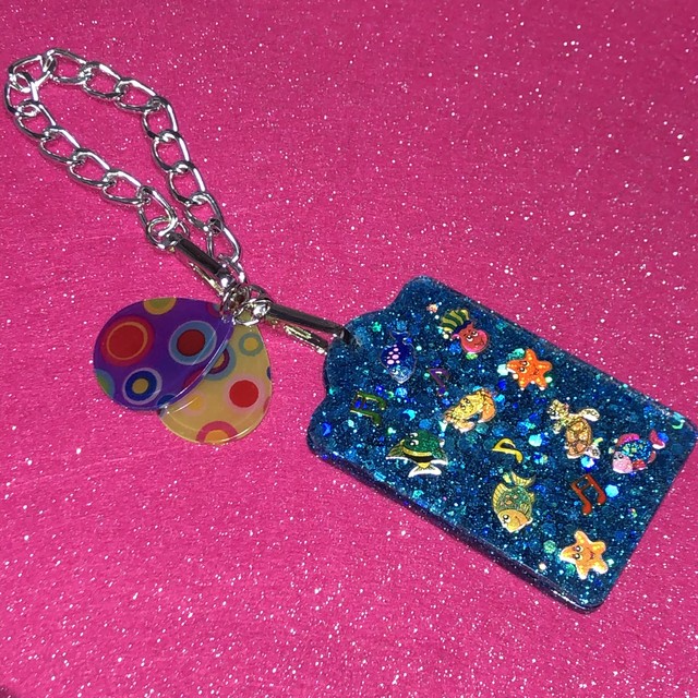 キラキラパスケース 水族館 1031market キラキラパスケース 水族館 1031market