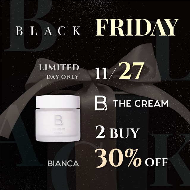 11/27限定!!ブラックフライデーB.THECREAM2個30%OFF