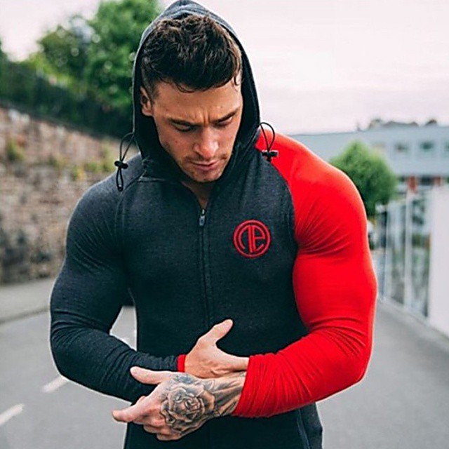 スポーツパーカー スウェットパーカー ジャージ フルジップフーディ フード付き ランニング ジム フィットネス メンズ メンズ バディmensbuddy