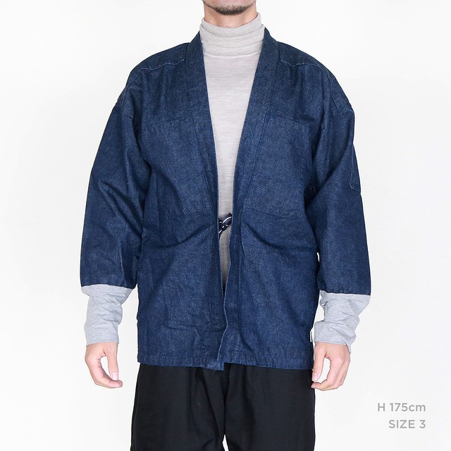 JK-19 野良半天 麻混インディゴデニム