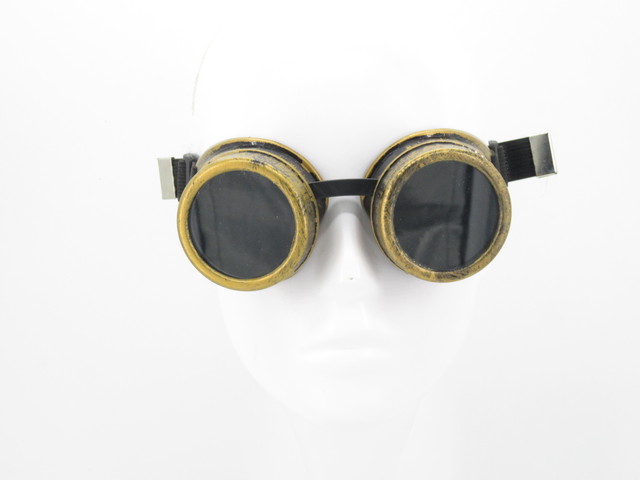 Brass Yarizm Steampunk Goggles Rustic Copper Vintage Goggle Cyber Welding Goth Cosplay Glasses