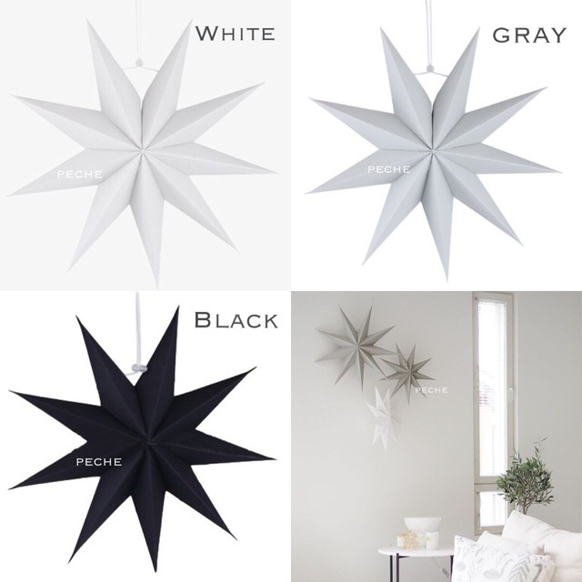 即納 ティンバーンスター 壁飾り ディスプレイ 北欧 シンプル ナチュラル 雑貨 モダン 小物 オブジェ 星 モノトーン 海外 インテリア Peche ペシェ