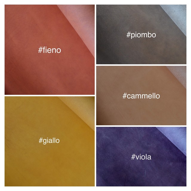 イタリアンレザー 無印良品ブロックメモカバー Leather Scene Factory