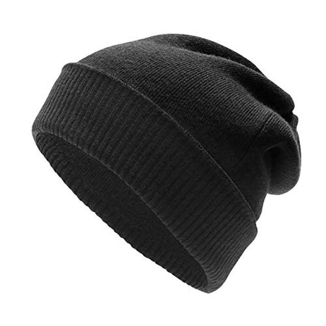 Jpcs ニット帽 レディース 秋冬 二層構造 大きいサイズ ウール素材 厚手 あったか 防寒帽子 暖かい フリーサイズ 伸縮性抜群 無地 Az Japan Classic Store