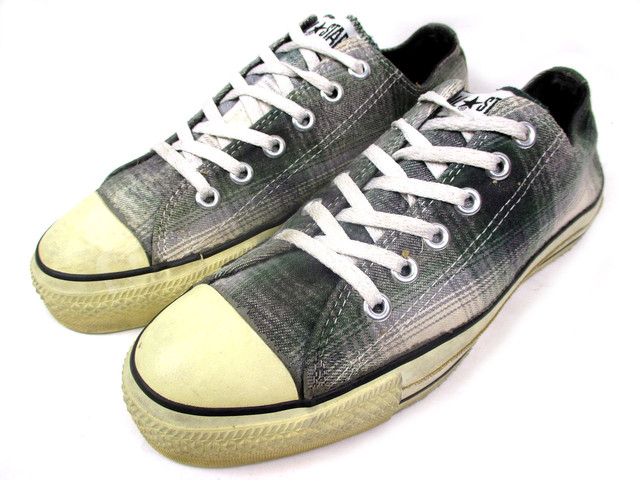 Converse 90 S コンバース オールスター ローカット マドラスチェック柄 7 0 25 5cm アメリカ製 アメリカ製 Boogie S