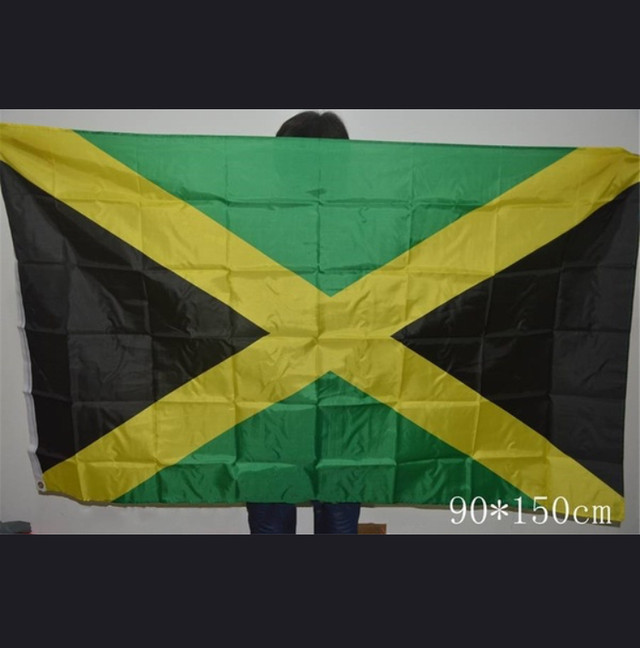 インテリア 壁掛け 大判サイズ 90 150cm レゲエ ジャマイカ フラッグ 世界の国旗 Keep You