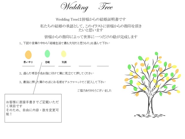 オリジナルイラスト付き結婚証明書 Jpegまたは透過pngにてデータでお渡し Mitsuya