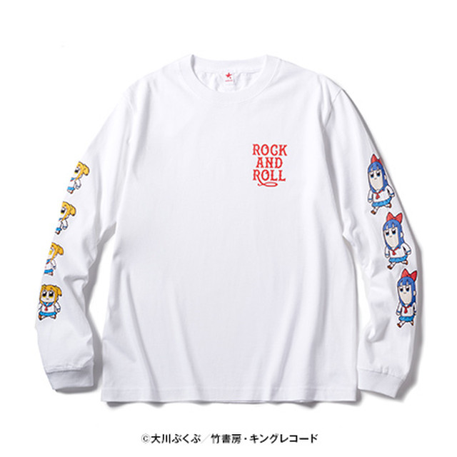 ポプテピピック ロンT ROCK AND ROLL / rockin'star ( ロッキンスター )