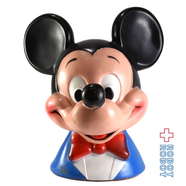 プレイパル ミッキーマウス ヘッドソフビ貯金箱 Robotrobot