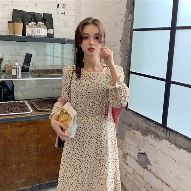 限定品 スクエアネック ワンピース 小花柄 チェック柄 切り替え フレア フリル レディース 18年新作 定番 人気 およばれ 結婚式 二次会 演奏会 数量限定 Farmerscentre Com Ng