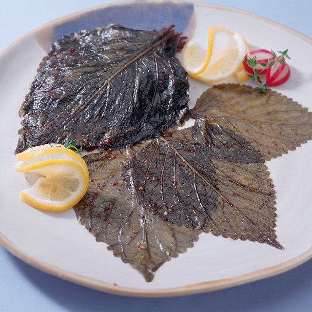 エゴマの葉醤油漬け (110g)