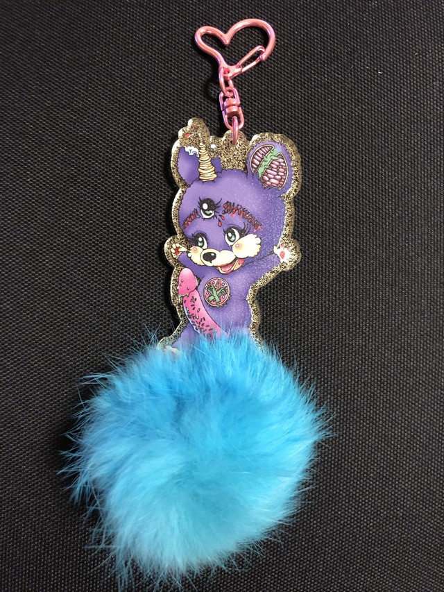 科学キメラ バナちんベア たま付 アクリルキーホルダー 御呪意デザイン研究所購買部