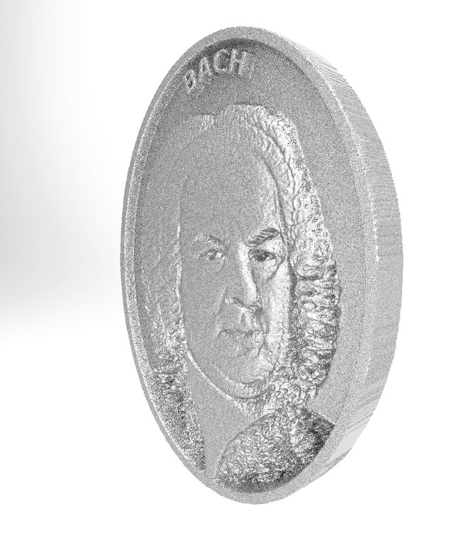バッハ ヨハン ゼバスティアン バッハ作曲家 カメオ ピンバッチ シルバー925 ロジウム ニッケルフリー ハンドメイド カメオ専門店