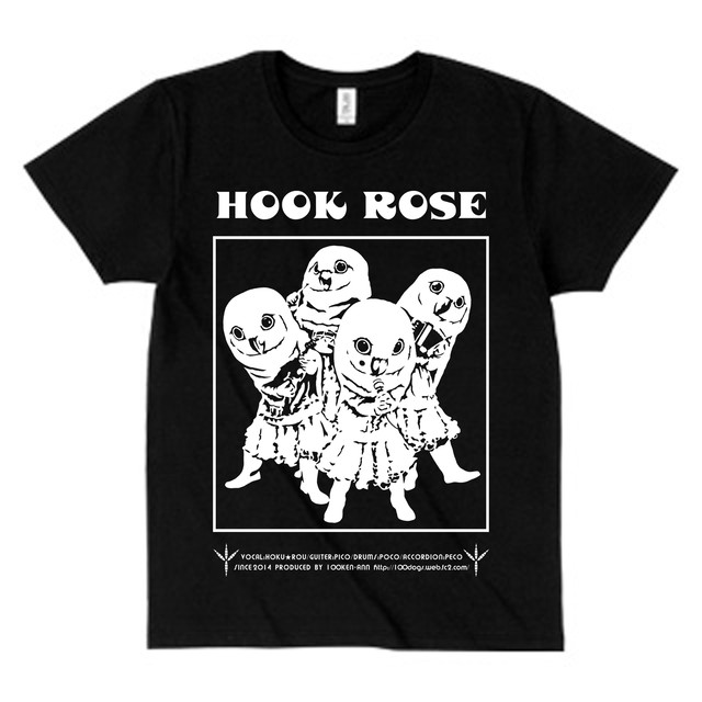 Hook Rose バンドtシャツ 日本どうぶつの会