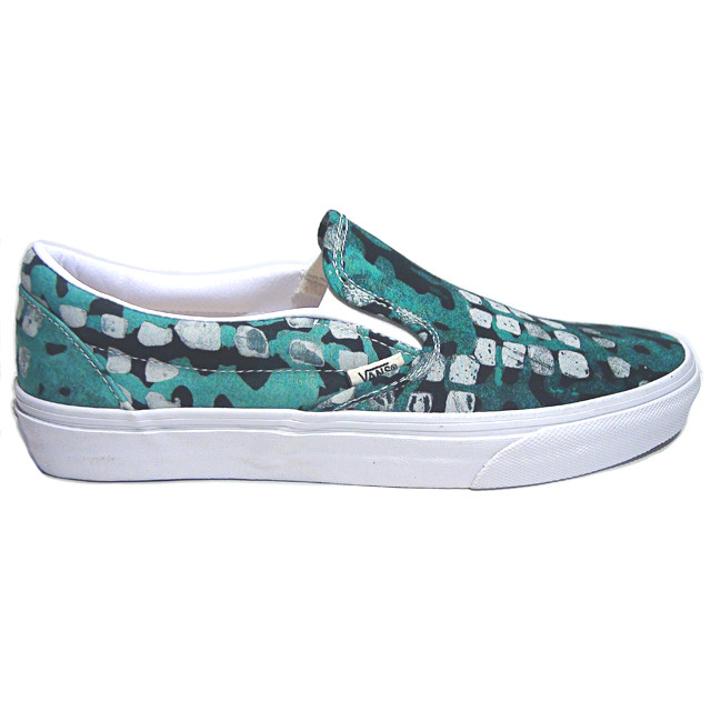 Della X Vans Slip On Della Batik Leopard デラ X バンズ