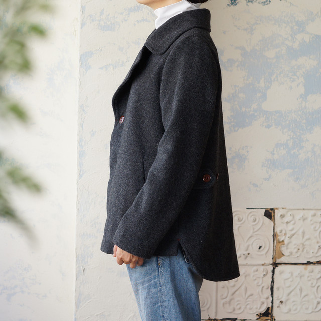 ナッピングウールpコート プラネード セレクトショップkitt