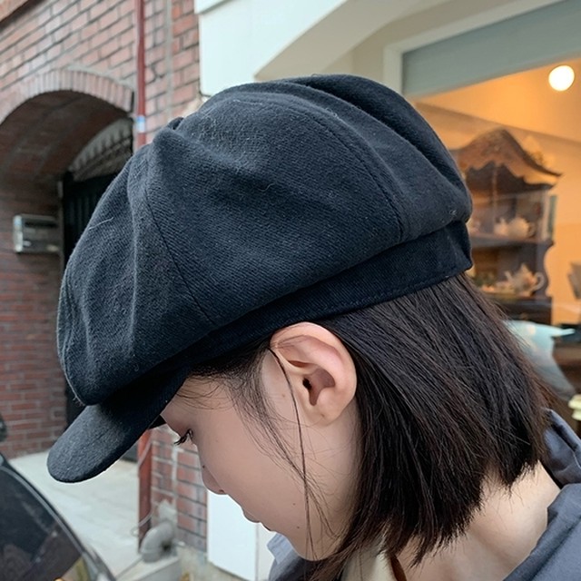 帽子 ファッション小物 ハンチング キャスケット ベレー帽 小物 キャンバス 無地 カジュアル 秋 冬 大人 デート お出かけ 旅行 女子会 韓国 韓国ファッション オルチャン 可愛い レディース Fa752 Musubi Me 韓国 オルチャン レディースファッションのお店